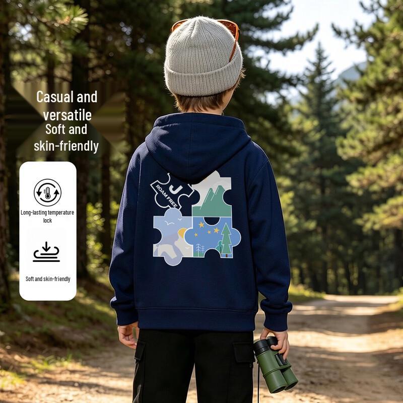JEEP Kids' Hooded Casual Pullover Sweatshirt