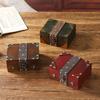 Retro Wooden Treasure Chest For Collectibles And Decorative Storage