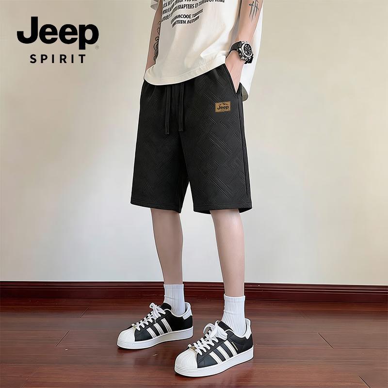

JEEP SPIRIT Men s 3D Jacquard Casual Shorts XL