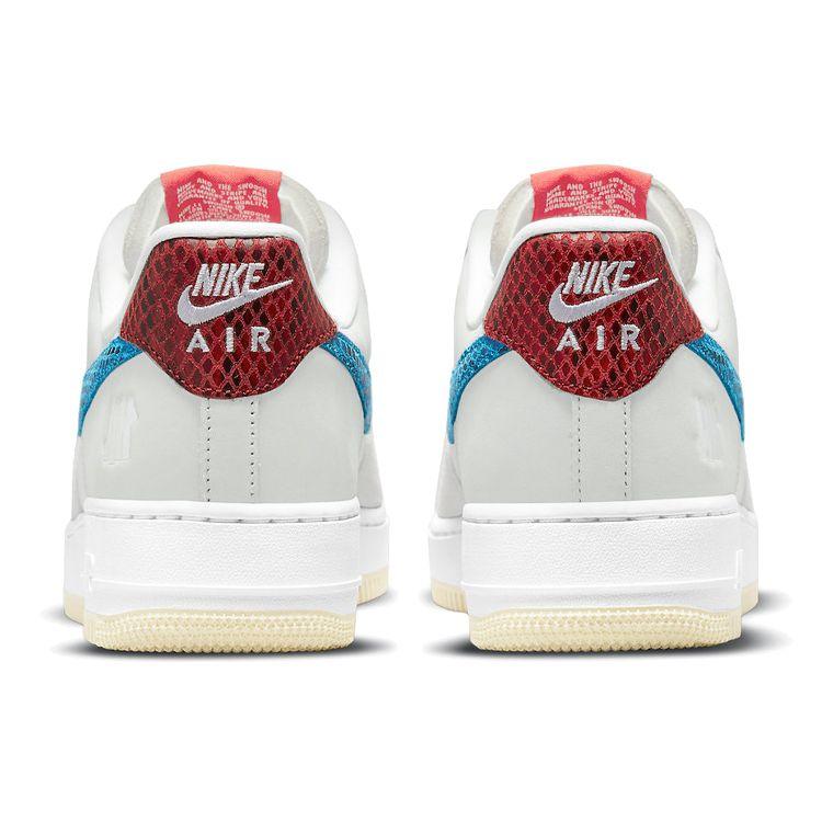 Mens Undefeated X Nike Air Force 1 Low 5 On It Unisex Sneakers White Grey-Fog Imperial-Blue DM8461-001