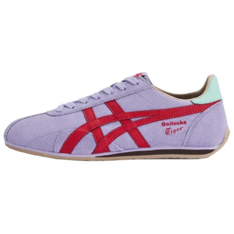 ONITSUKA TIGER Runspark Comfortable Minimalist Slip Resistant Durable Low Top Lifestyle Casual Shoes Unisex Casual Shoes Purple Red 1183C338-500