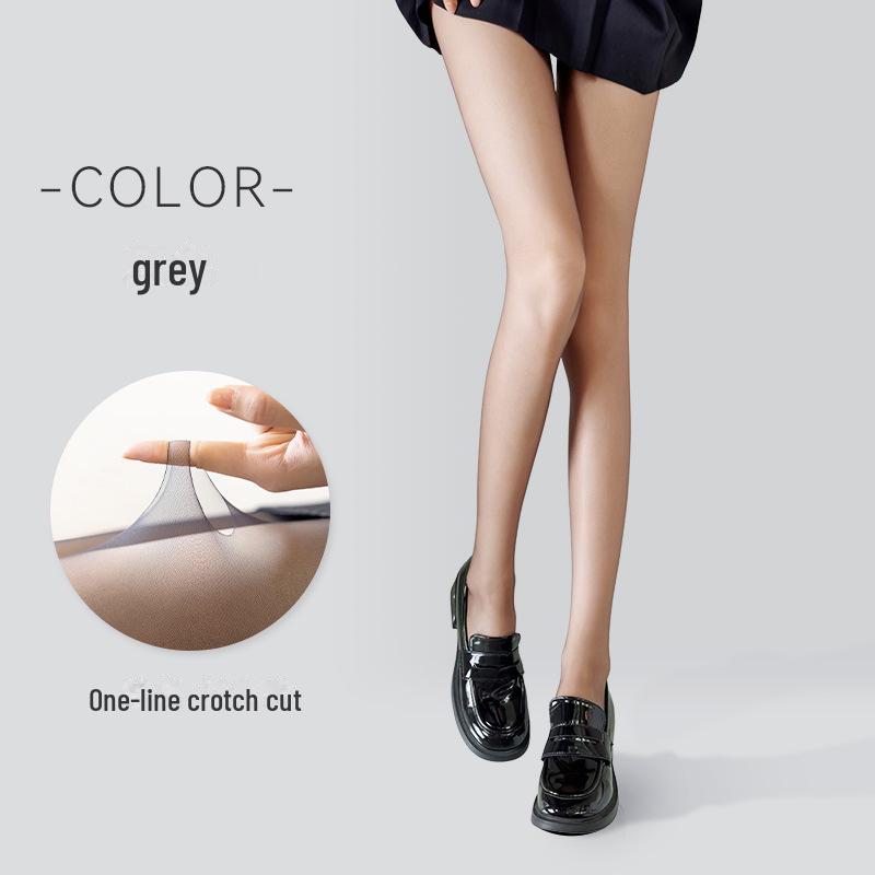 Ultra-Thin Summer Women's Stockings: Durable, Anti-Snag, Flesh-Colored & Black, Sexy, One-Line Crotch Design.