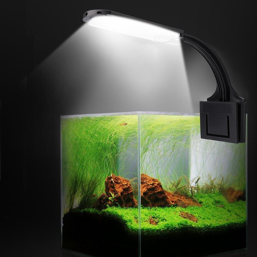 Akvarijní LED světlo pro vodní rostliny Lampa Klipové osvětlení 220-