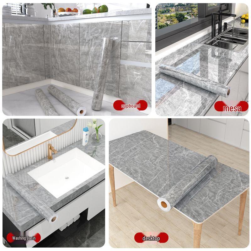 Enhanced Waterproof Kitchen Stove Wallpaper - Oil, Heat, and Moisture Resistant Self-Adhesive Sticker