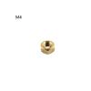 1Pc M4/M5/M6 Brass Hexagonal Nuts, Household Furniture Assembly and Daily Equipment Fixing Fastener Accessories