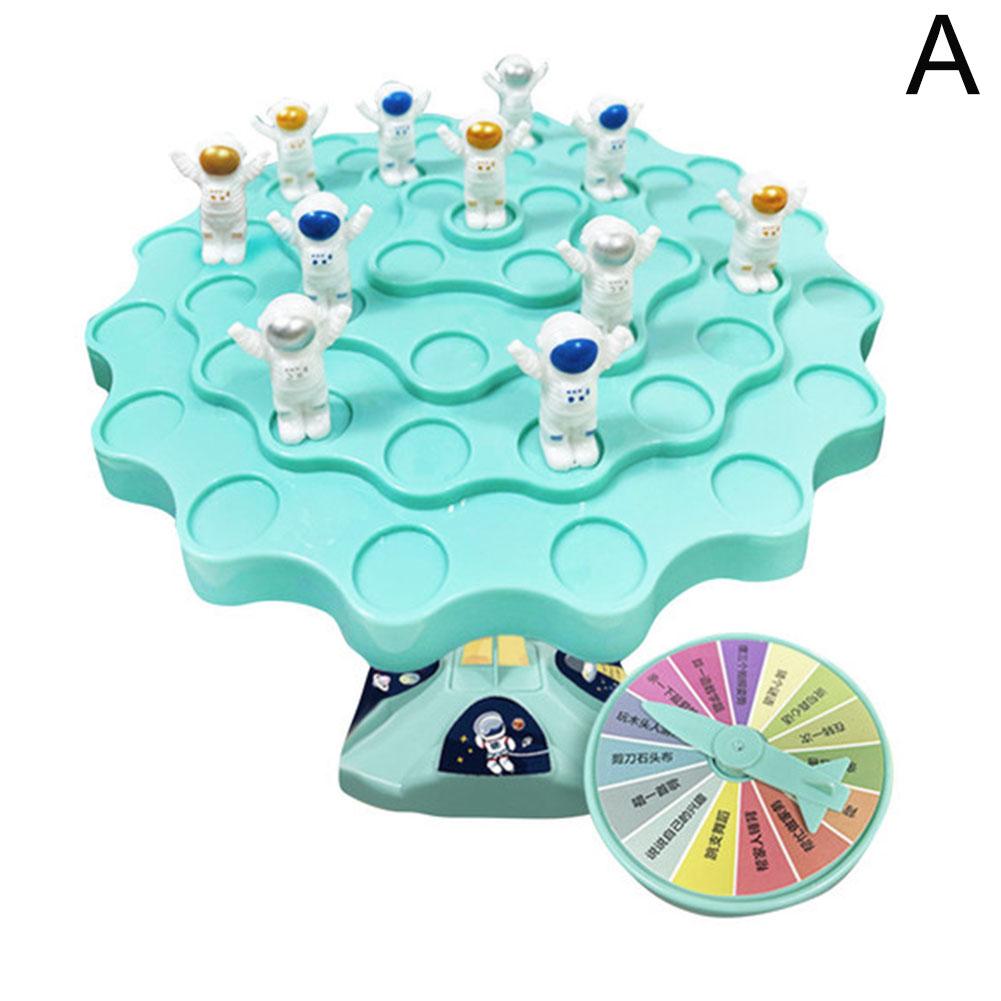 

Космическая балансировочная елочная игра, штабелируемая балансировочная елочная игрушка, астронавт, игра, доска для дня рождения для детей G C7T8 blue-onesize
