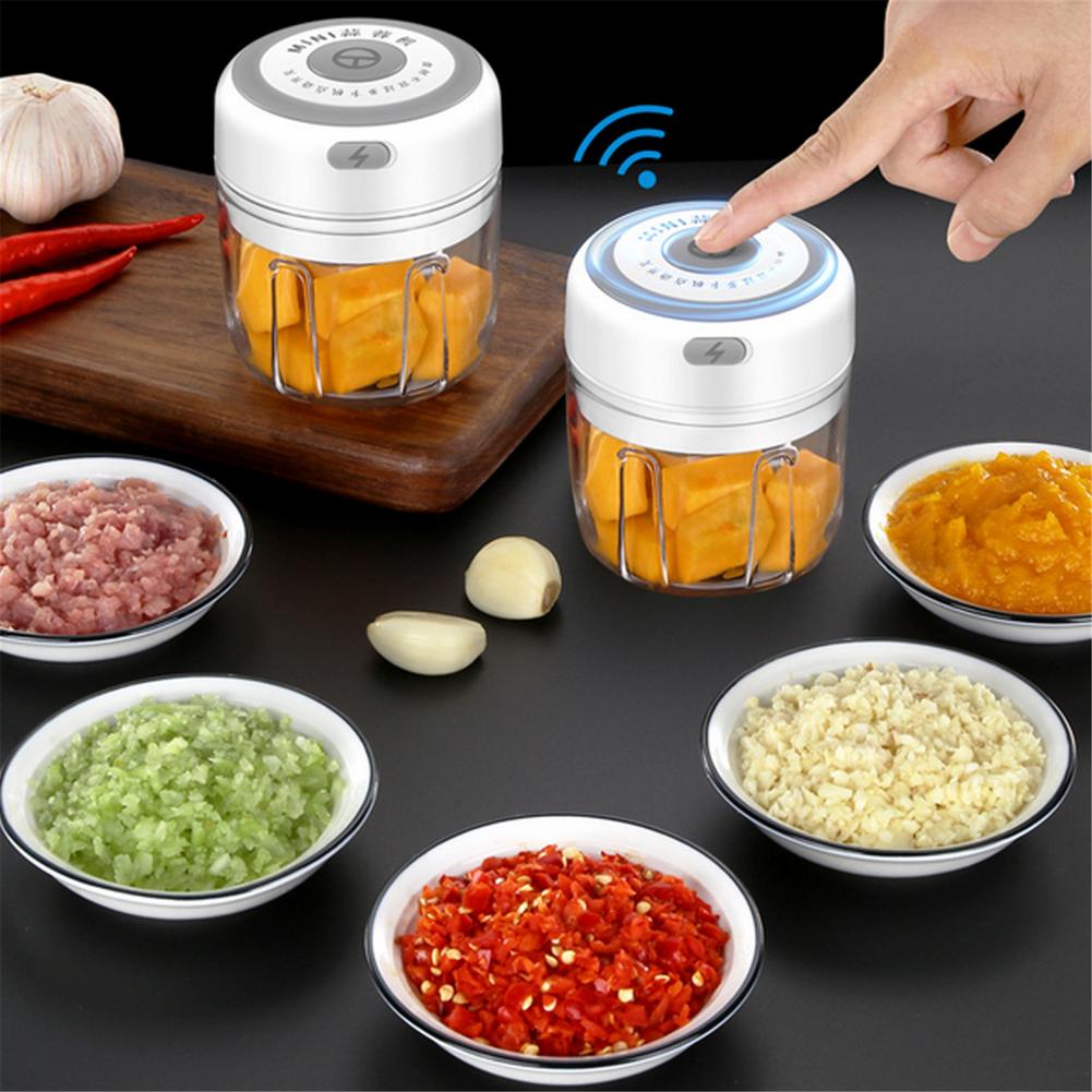 

Mini Crusher Chopper Зарядка через USB 100ml білий