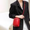 PU Leather Cell Phone Bag Soft Cowhide Shoulder Bag Fashion Coin Purse  Shopping