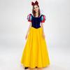 Adult Snow White Dress Stage Performance Fairy Tale Queen Halloween Costume