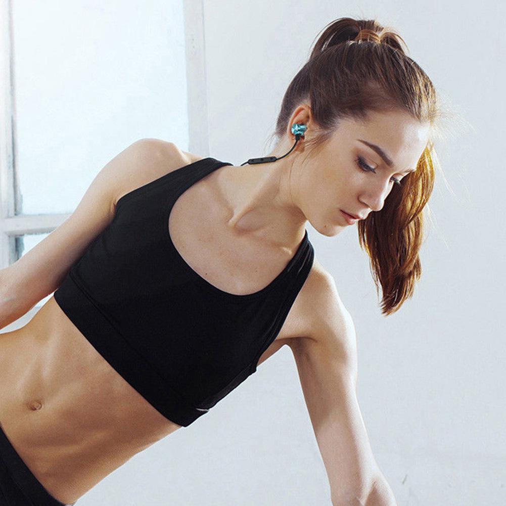 Magnetic Bluetooth Headset Movement Into The Ear Hanging Neck Wireless Bluetooth Headset