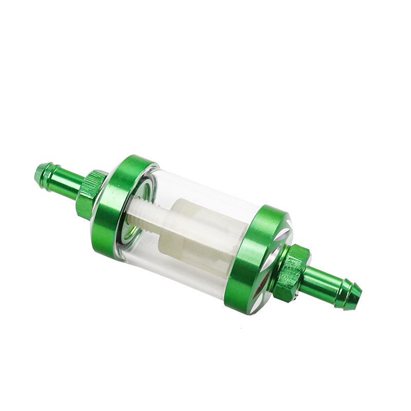 Filtru de combustibil din sticlă transparentă pentru motocicletă cu miez detașabil