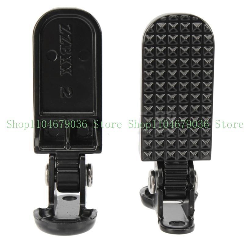 1 Pair Aluminium Foldable Pegs Electric Scooter Anti Slip Folding Footrest for Electric Scooter Replacement Rear Pedals