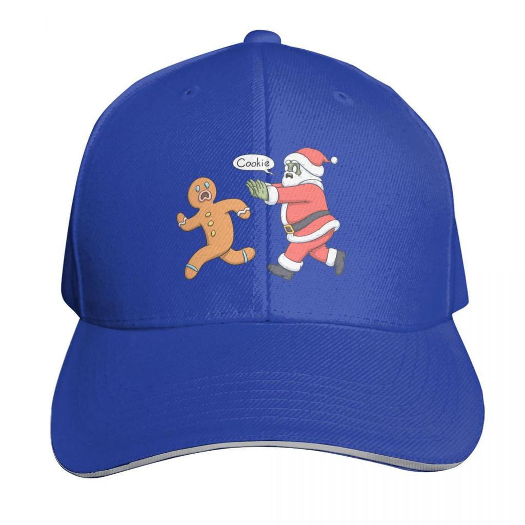 zombie santa and gingerbread Unisex Baseball Cap Golf Hat hats on offer cute Sun Hat For Children Womens Hats Unisexs