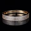 Light Luxury Open-face Women's Fashionable Simple and High-end Zircon Bracelets Couple Style Bracelet