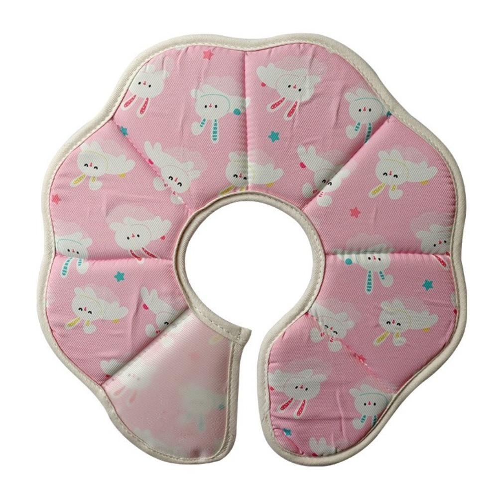 Adjustable Cartoon Printed Cat Cone Collar Breathable Soft Pet Elizabethan Collar Waterproof Cat Recovery Collar Pet Grooming