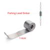 5 Rolls Fishing Soft Lead Sheet 0.3mm 0.4mm 0.5mm 0.6mm Sheet Strip Sinkers Weights Fishing Sinkers Clip Tackle Fishing Accessories Supplies