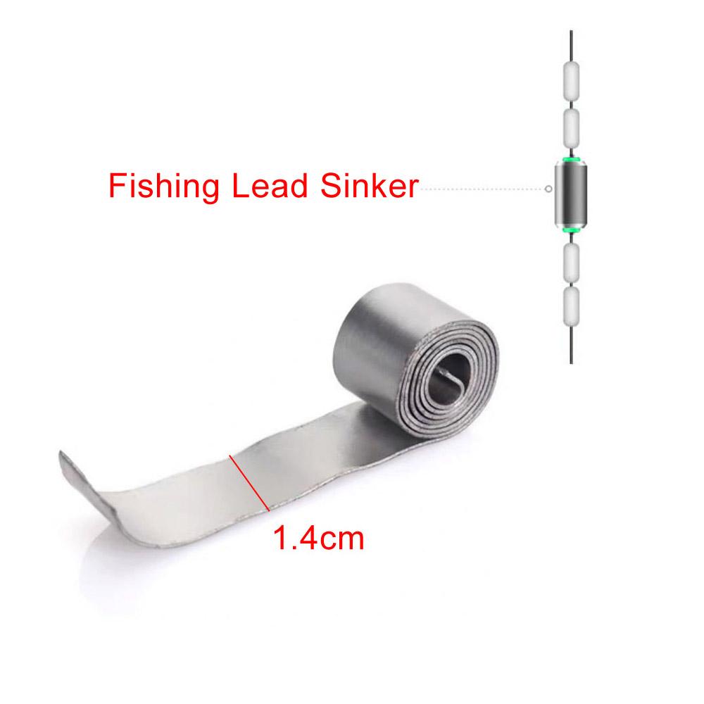 5 Rolls Fishing Soft Lead Sheet 0.3mm 0.4mm 0.5mm 0.6mm Sheet Strip Sinkers Weights Fishing Sinkers Clip Tackle Fishing Accessories Supplies