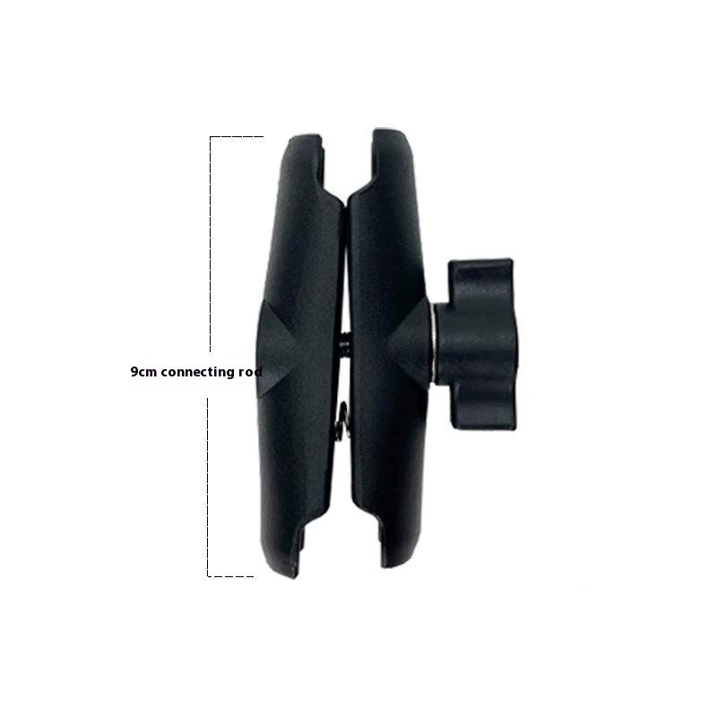 1 Piece 1" Ball Head Mount Adapter Pole Double Socket Arm Aluminum Alloy For Ram Mounts 6/9/15Cm Lights Camera Extension Holder