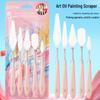 Art Spatula Set: Stainless Steel Palette Knife for Oil, Gouache, and Pastels