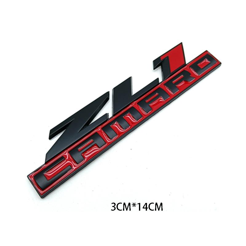 Metal ZL1 Grill Badge Car Rear Trunk Emblem ZL1 Decals Stickers Car Styling For Camaro Super Hornet Car Styling Auto Accessories