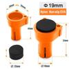 1/4Pcs 19Mm 20Mm Nylon Bench Set Precision Woodworking Tool For Workbench Holes Anti-Slip Eva Rubber Inserts