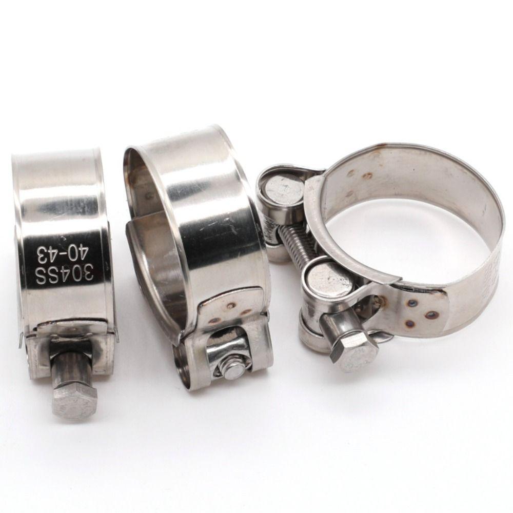 Powerful Hose Clamps 304 Stainless Steel Exhaust Air Sealing New Repair Welding Tool