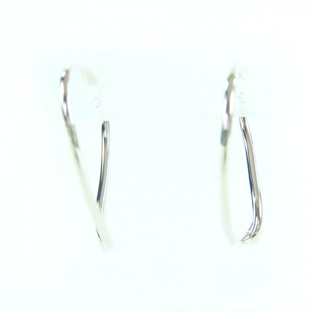 Tolles TIFFANY&Co. Pierce Open Heart Creolen, Mittel Silber AG925 Damen Gebraucht