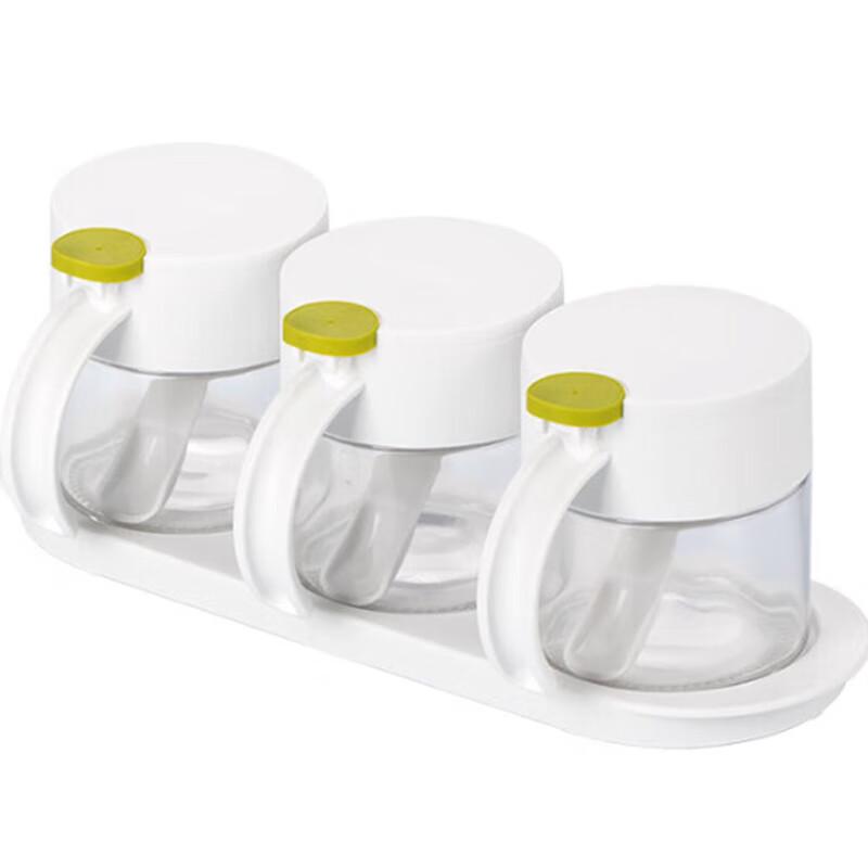 CHAHUA Polka Dot Press-Type Spice Jars Set