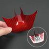 Bright Red Carbon Fiber Car Steering Wheel Chin Sticker For Chevrolet Camaro 13