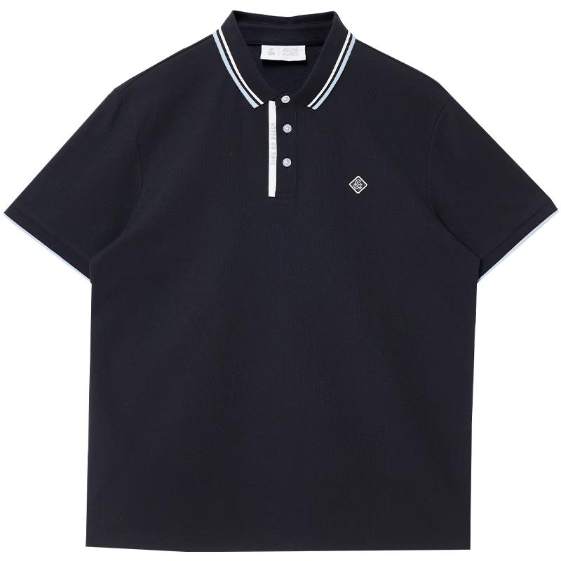 

Jack & Jones Men s Cooling Logo Embroidered Polo Shirt L