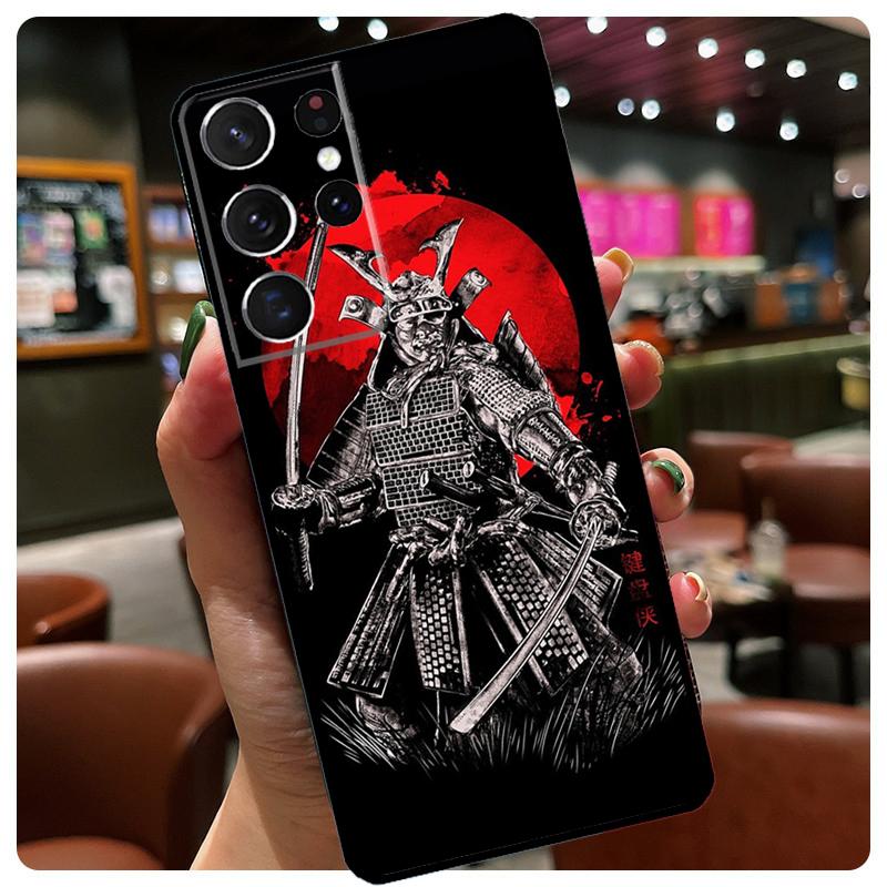Japan Samurai Ninja Case For Samsung Galaxy S23 S20 FE S21 Ultra S8 S9 S10 Note 10 Plus Note 20 S22 Ultra Cover