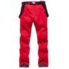 Unisex Ski Pants with Suspenders, Winter Windproof, Waterproof, and Insulated for Snowboarding and Skiing