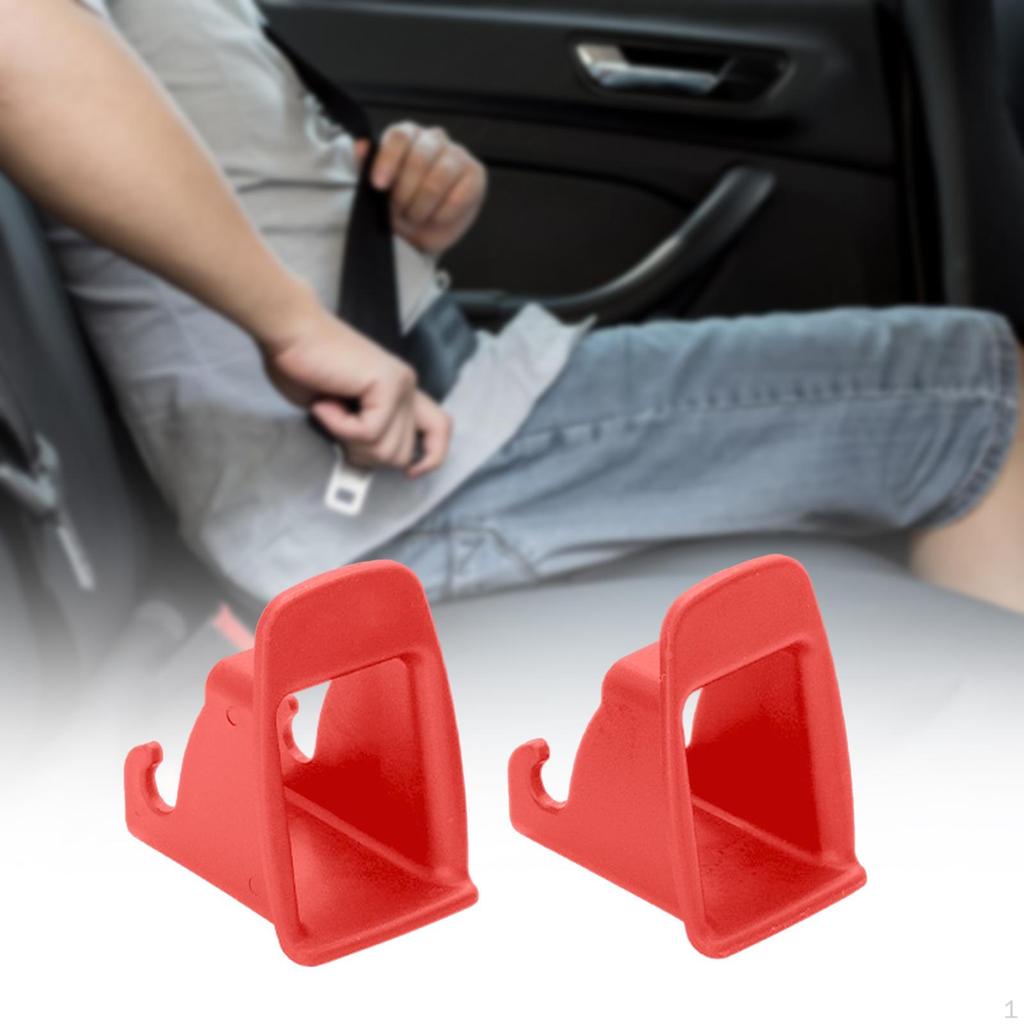 2 Pieces Car Baby Seat Isofix Guides Groove Accessories Premium Black
