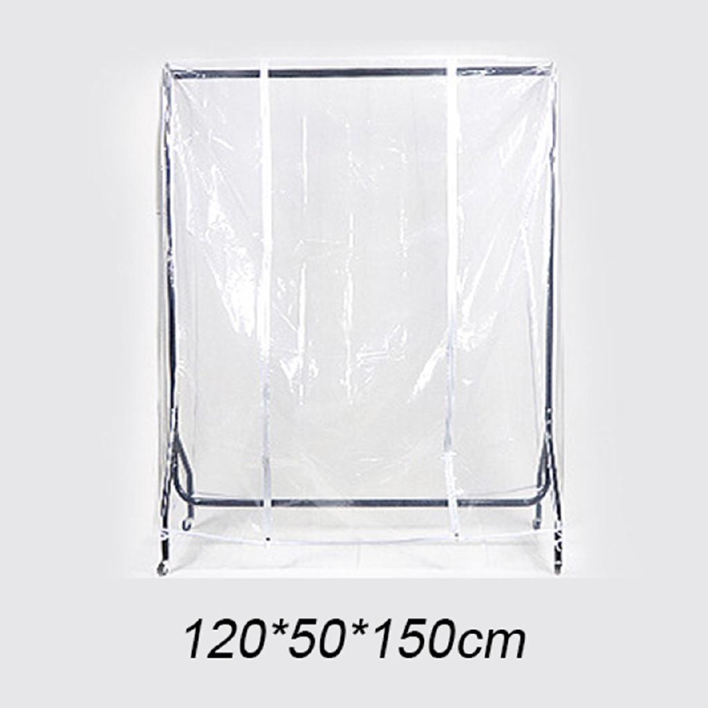 1.8M Household Clothing Rail Cover Coat Garment Dress Suit Bags Clothes Dustproof Hanger Storage Protector Dust Bag