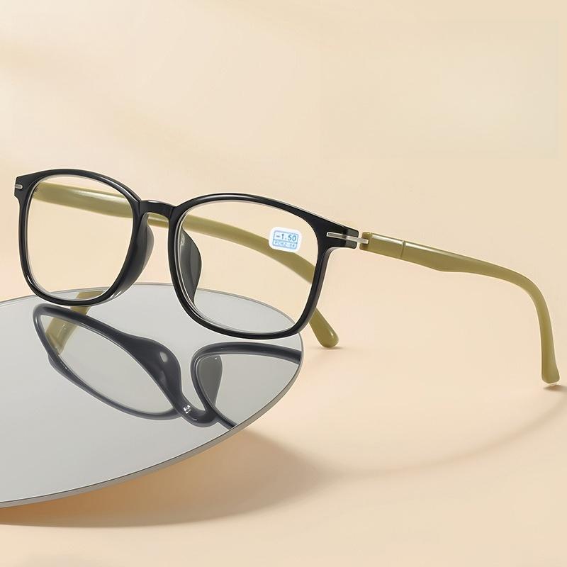 Neutral New Ultra-Light Fashion Myopia Glasses Men And Women Simple And Comfortable Myopia Glasses New Full-Frame Glasses -4.0