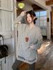 Women's Winter V-Neck Lace Patchwork Knit Sweater - Soft, Warm, Loose, Slimming Design