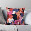 Female Faces Of Different Ethnicity Pillowcase Polyester Linen Velvet Creative Decor Throw Pillow Case Sofa Seater Cushion Cover