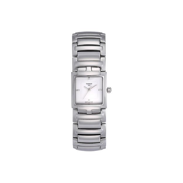 

TISSOT Fanting Collection Quartz Movement 30m Water Resistance Women s Watch 23*23.8mm White Dial T051.310.11.031.00 Silver Strap