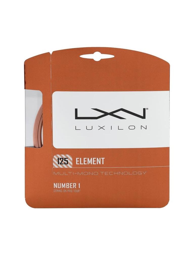 LUXILON ELEMENT 125 Tennis String Used by Kei WRZ990105 (Single) - Nishikori, Bronze,