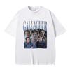 Lip Gallagher Graphic Print T Shirts Men Women Vintage Gothic T-shirt Men Women's Fashion Oversized Streetwear Male Casual Tees