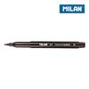 Feutres Permanents - Milan - Pack De 10 - Pointe Fine - Encre À Base D'alcool - Noir