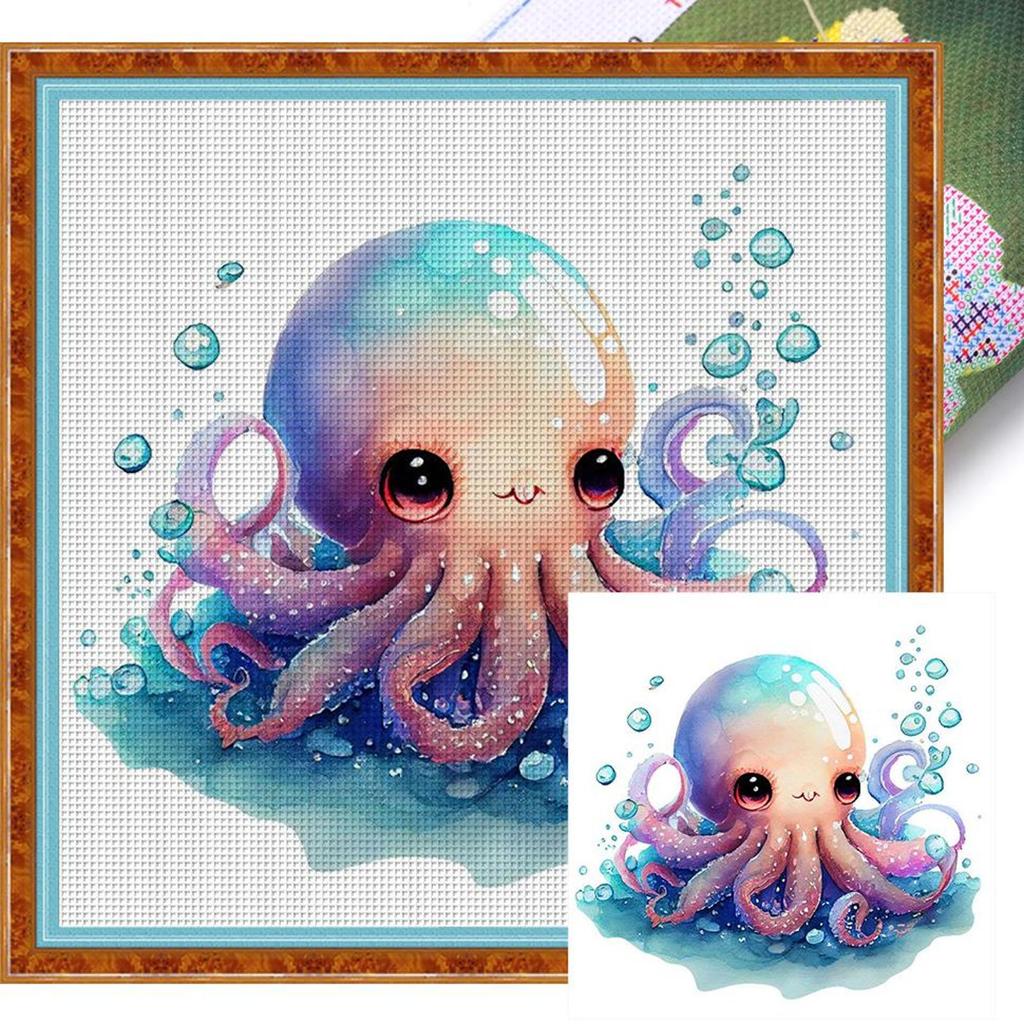 Full Embroidery Cotton Thread 18CT Printed Cross Stitch Kit Artwork