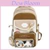 Oxford Fabric Girls Backpack With Expandable Capacity And Cushioning For School Use