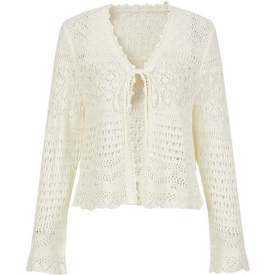 Gilet Anna Co Décontracté Plage Crochet Tricot