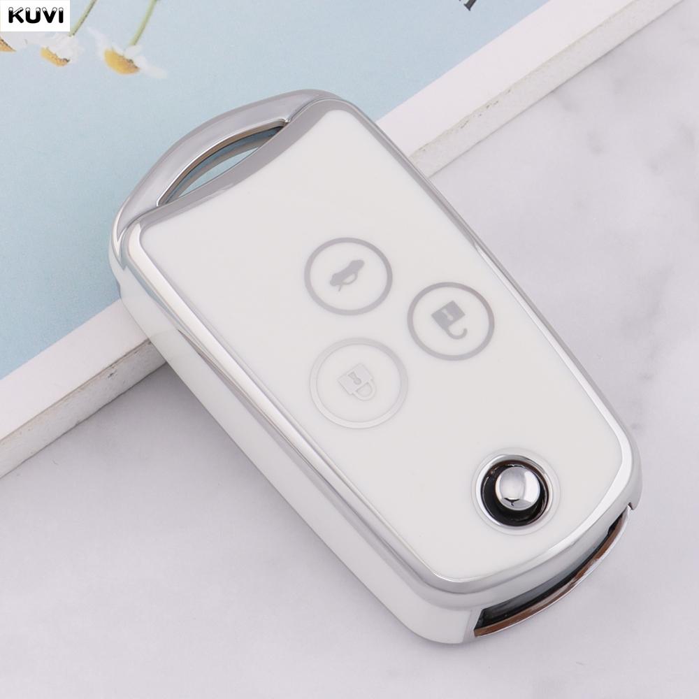 2 3 Buttons Tpu Car Key Case Cover Flip Remote Control Fob Protector Skin For Honda Acura Accord Cr-V Civic Jazz Cr-Z 2011 2012