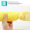 Quick Dry Folding Cotton Mop Head 28cm Washable Reusable Fast Cleaning Foam Mop Replacement for Home Daily Cleaning
