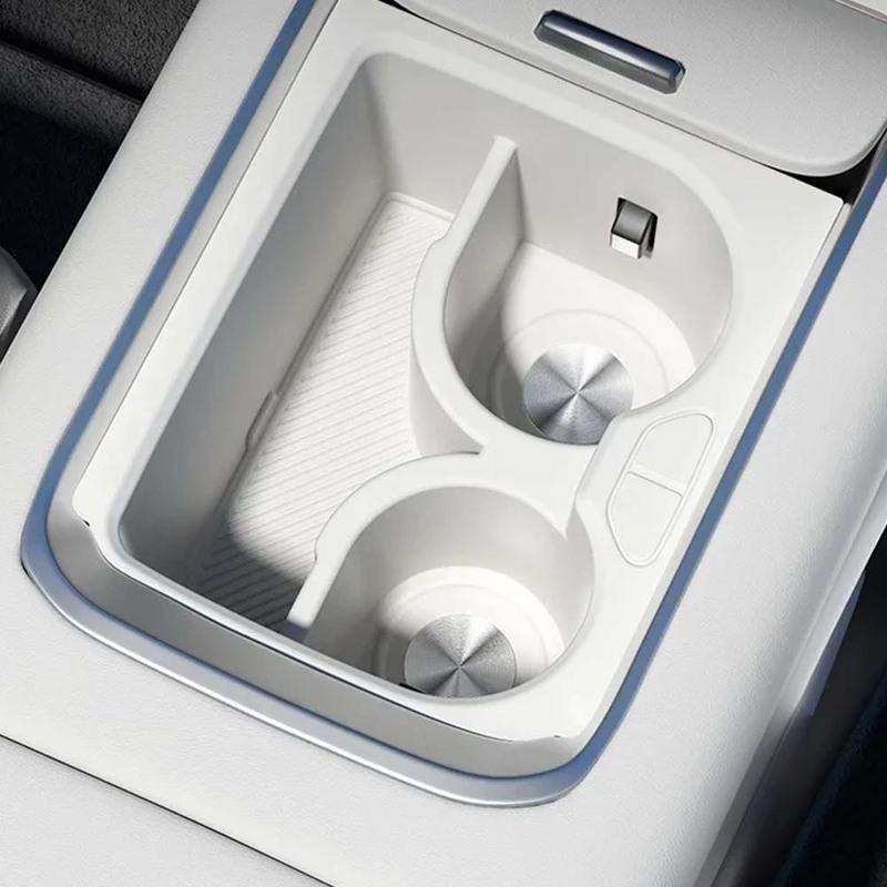 Car Decoration Center Console Cup Pad For ZEEKR 7X 2025-2026 Black White Gray Cars Accessories Upgrade Modify A Car