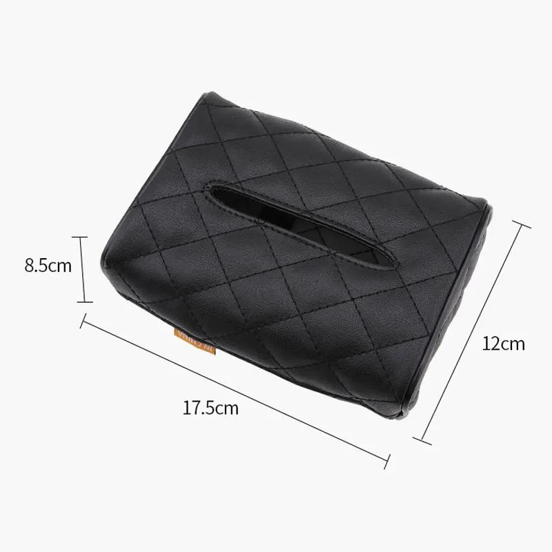 Tissue Boxes with Disposable Napkins Tissue Boxes Car Accessories Tissue Bag Organizer Car Decoration Auto Storage Universal
