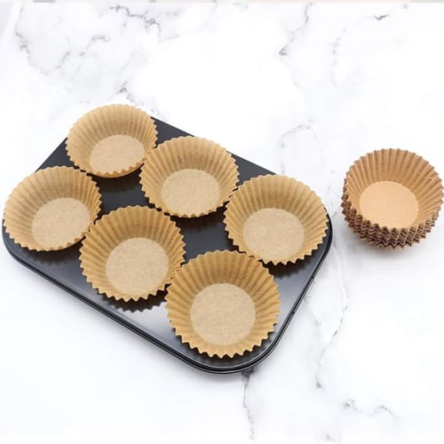 300-Count Paper Muffin Cups, Heat-Resistant, Waterproof, Oil-Resistant, Oven-Safe, Disposable Baking Cups, Cake Molds, DIY Baking Supplies