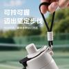 Stainless Steel Sports Water Bottle 600ml Double-Use Straw Lid With Carry Rope Gym Hiking Camping Students